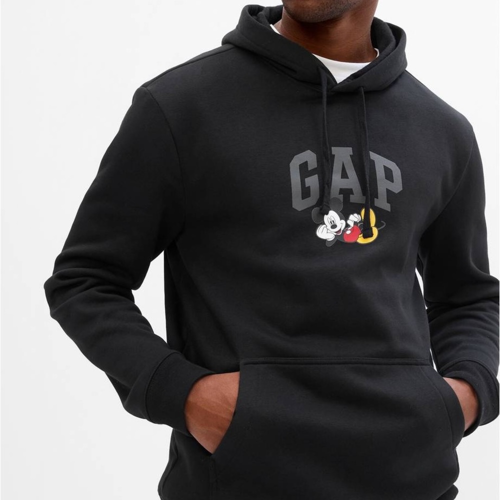 GAP x DISNEY MICKEY MOUSE HOODIE SIZE MEDIUM & LARGE BRAND NEW BLACK
